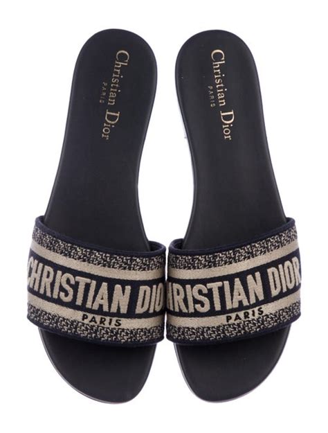 christian dior sliders women